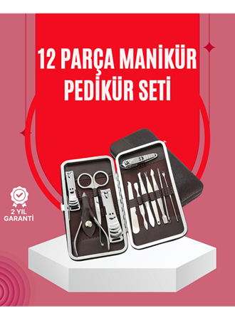 Şık ve Dayanıklı Çok Amaçlı Kişisel 12 Bakım Seti