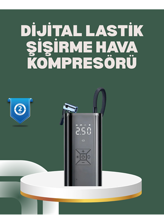 Bisiklet, Motosiklet ve Araçlar İçin Çok Amaçlı Hava Pompası