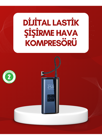 12V Uyumlu Çok İşlevli Akıllı Araç Lastik Pompası