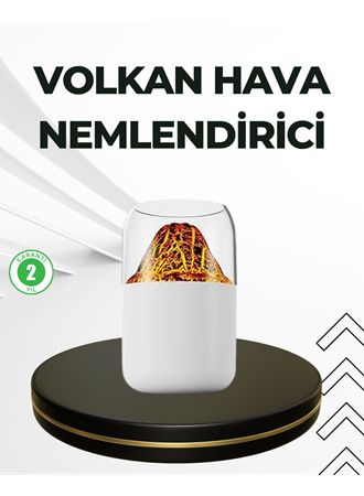 USB Şarjlı Volkanik Tasarımlı Buhar Makinesi