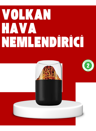 Volkanik Tasarımlı LED Işıklı Ultrasonik Nemlendirici
