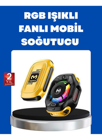 Manyetik Montajlı Dijital Ekranlı Telefon Soğutucu