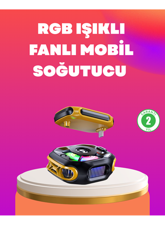 Type-C Girişli AI Modlu Yüksek Performanslı Telefon Soğutucu