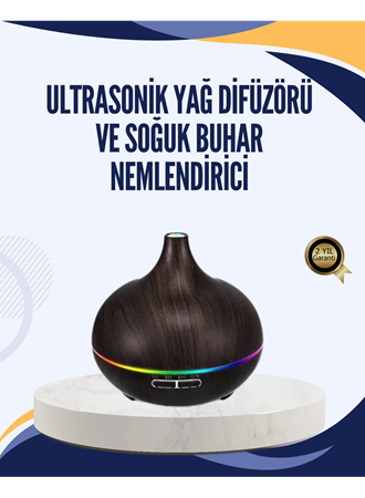 LED Işıklı Sessiz Çalışan Soğuk Buhar Nemlendirici