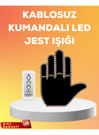 Kompakt Tasarımlı LED Jest Işığı – Selam ve Teşekkür Modları