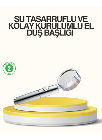 Su Basıncını Artıran Sızdırmaz Duş Başlığı
