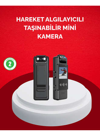 Mini Kamera 1080P Full HD Taşınabilir Güvenlik ve Kayıt Cihazı