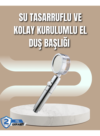 360° Ayarlanabilir Çok Fonksiyonlu Duş Başlığı