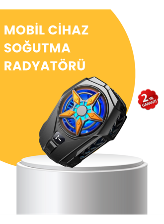 Dijital Göstergeli Evrensel Telefon Soğutma Fanı