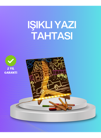 Çocuklar ve Yetişkinler İçin USB LED Işıklı Çizim Panosu