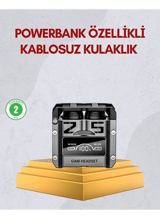 Bluetooth 5.0 Kulak İçi Kulaklık Mikrofonlu Kablosuz Model