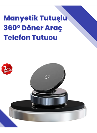 Araç İçi Telefon Tutucu Güçlü Manyetik Vakumlu Model