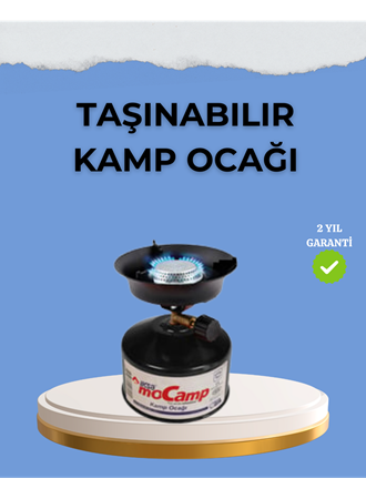 Kompakt ve Hafif Kamp Ocağı Seti Gaz Tüplü