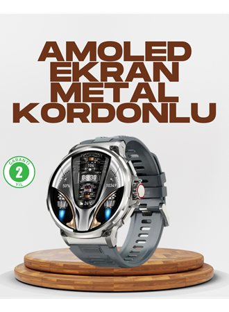 Şık Metal Kasa ve Değiştirilebilir Kordonlarla SW80 Smartwatch