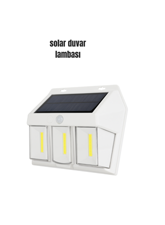 Suya Dayanıklı Solar Duvar Lambası – Akıllı Gece Sensörlü Işık