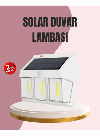 Güneş Enerjili Bahçe ve Duvar Aydınlatma – BK-618-3 LED Lamba