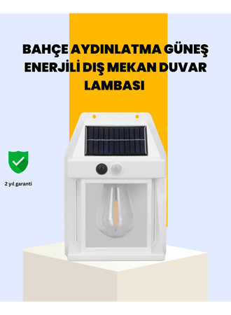 Sensörlü Solar Led Dış Duvar Aydınlatma