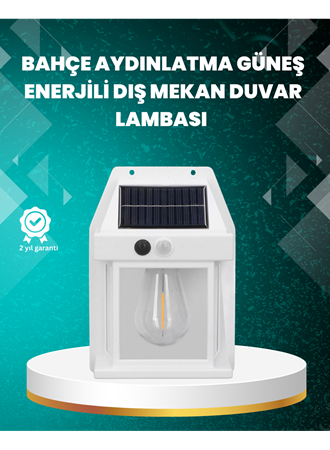 Çok Modlu Güneş Enerjili Bahçe ve Balkon Lambası
