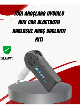 Eller Serbest Özellikli Bluetooth AUX Araç Kiti