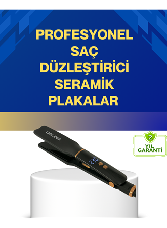 Seramik Plakalı Daling Saç Düzleştirici Kırılma ve Dolanma Önleyici