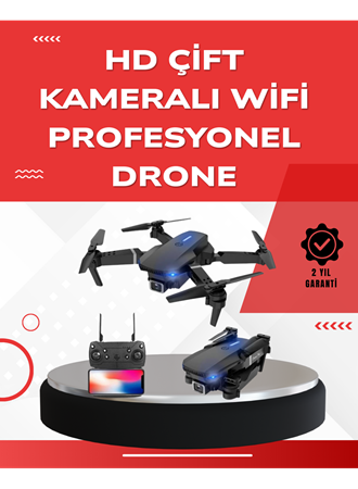2.4G 4CH Katlanabilir Drone 100 Metre Uçuş Mesafeli