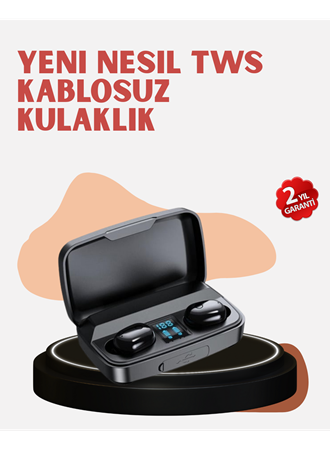 Yüksek Kapasiteli A10s TWS Kablosuz Kulaklık Dokunmatik Kontrol