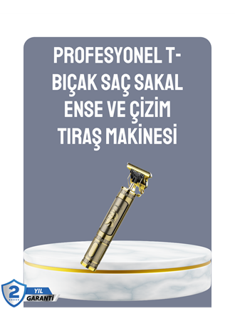 LCD Ekranlı Şarjlı Tıraş Makinesi Erkek Saç Sakal Kesme
