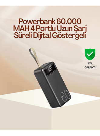 Tüm Cihazlara Uyumlu Çoklu Çıkışlı Powerbank