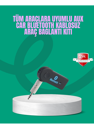 Taşınabilir Bluetooth AUX Araç Müzik ve Konuşma Kiti