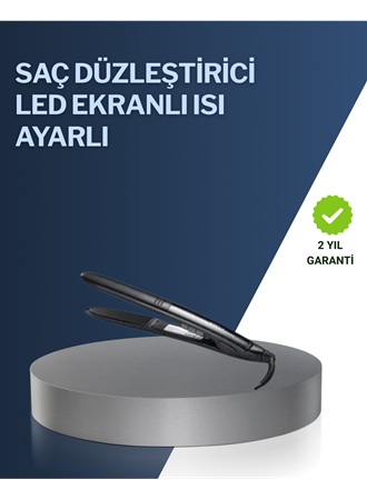 2025 Yeni Seri Dijital Ekranlı Isı Ayarlı Saç Düzleştirici Titanyum Kaplama A Kalite