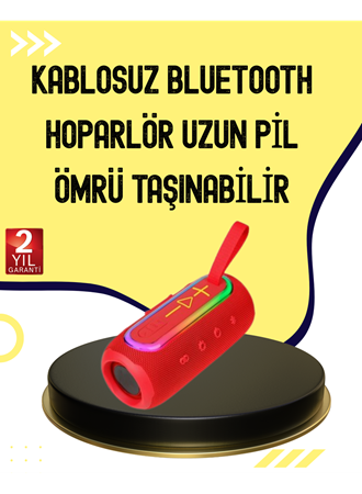 Uzun Pil Ömürlü Bluetooth 5.1 Hoparlör