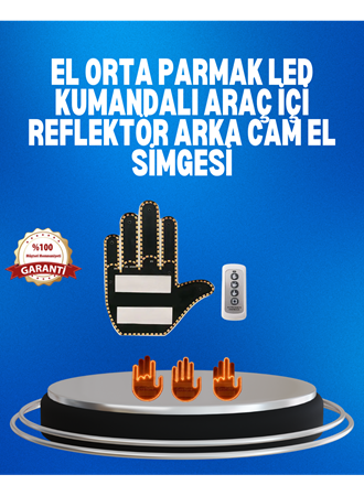 2025 Orijinal LED El Park Uyarı Sistemi Uzaktan Kumandalı