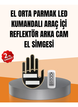 2025 Yeni Seri LED El Şekilli Park Uyarı ve Güvenlik Cihazı Orijinal