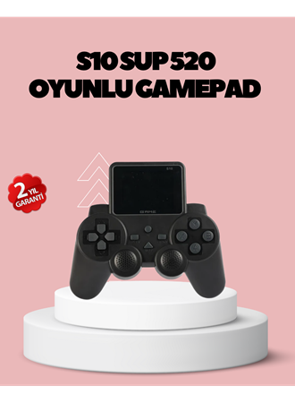 HDMI TV Bağlantılı Orijinal S10 Gamepad 520 Oyunlu 2025 Seri Oyun Konsolu