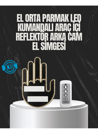 Uzaktan Kumandalı LED El Park Uyarı Cihazı 2025 Model A Kalite