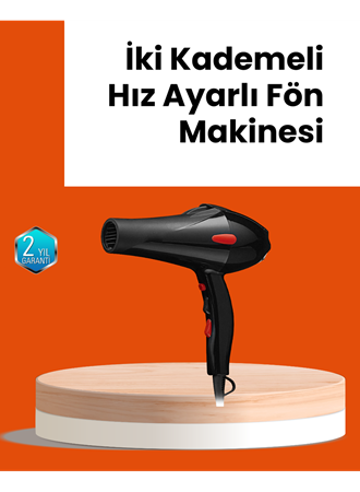 Hızlı Kurutma ve Şekillendirme İçin Profesyonel Saç Kurutma Makinesi