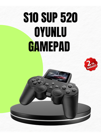 Orijinal 2025 S10 Gamepad 520 Oyunlu HDMI TV Bağlantılı A Kalite Atari