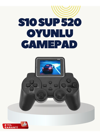 HDMI Destekli S10 Gamepad 520 Oyunlu TV’ye Bağlanabilir Atari 2025 Model