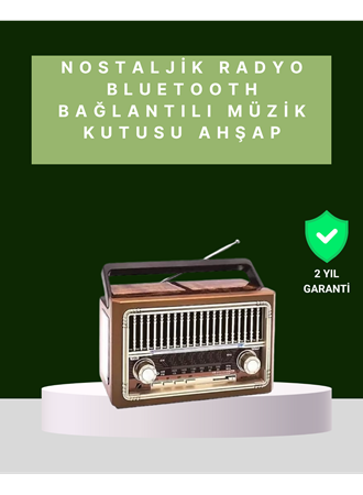 Kablosuz Bluetooth Hoparlör ve FM Radyo