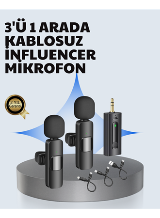 Mobil Uyumlu Mikrofon - Dış Mekân İçin İdeal