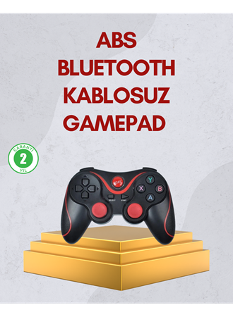Ergonomik Tasarımlı Kablosuz Bluetooth Gamepad Titreşimli