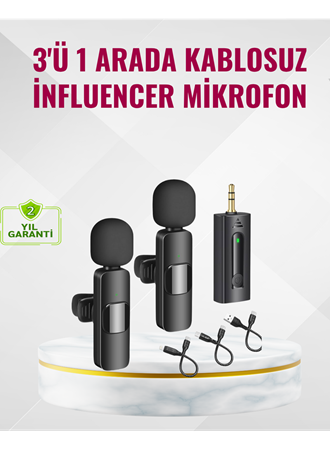 Küçük Boyutlu Mikrofon - 8 Saat Kullanım