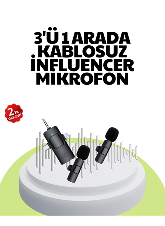 Çok Yönlü Mikrofon - Net Ses, Uzun Pil