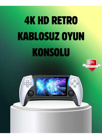 Şarjlı 4 Saat Oyun Süreli TV Bağlantılı Retro Oyun Konsolu