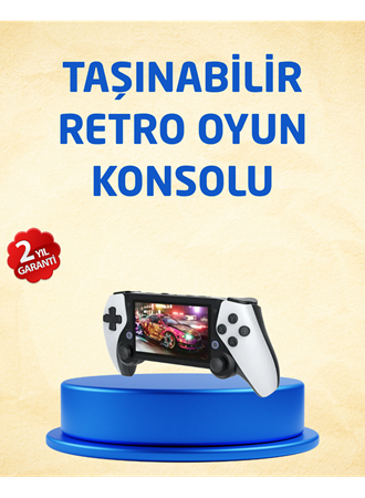 3D Ekranlı Mini Oyun Konsolu + Multimedya