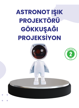 Dekoratif Gün Batımı Işığı – Astronot Figürlü