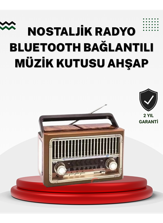 Ahşap Görünümlü Masaüstü Bluetooth Cihaz