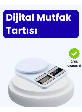 Dijital Mutfak Terazisi 10kg Kapasiteli 1g Hassasiyetli