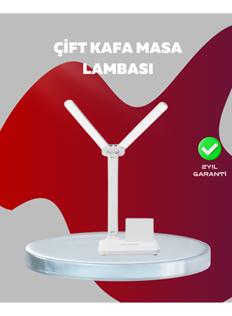 Kısılabilir LED Masa Lambası – Kalemlik, Telefon Standı ve Okuma Işığı Bir Arada