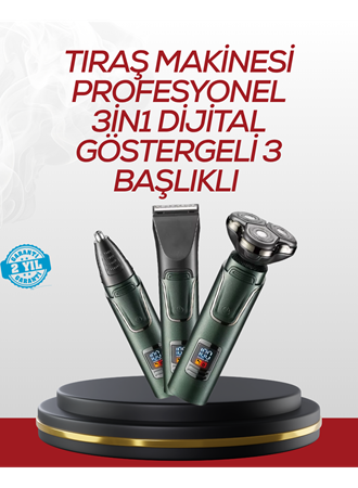 Burun, Sakal ve Saç İçin Erkek Tıraş Cihazı